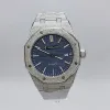 Silver Case+Blue Dial