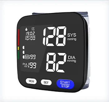 High Blood Pressure Machine Voice Sphygmomanometer Electronic Smart Digital Wrist Blood Pressure Monitor