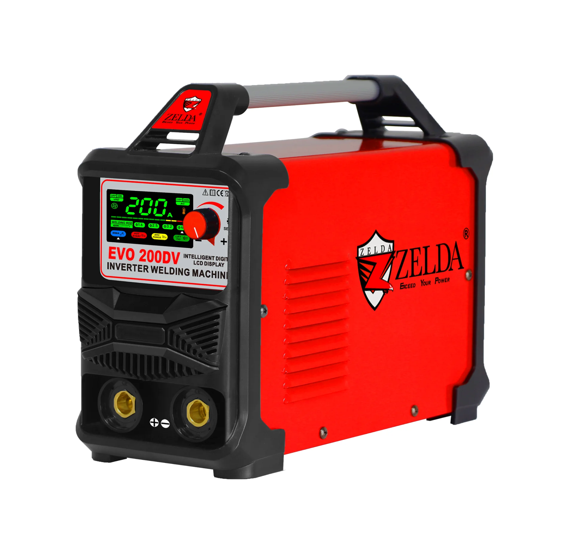 Zelda ZX7-200 Soldador Inverter Arc Welders 110V 220V Portable