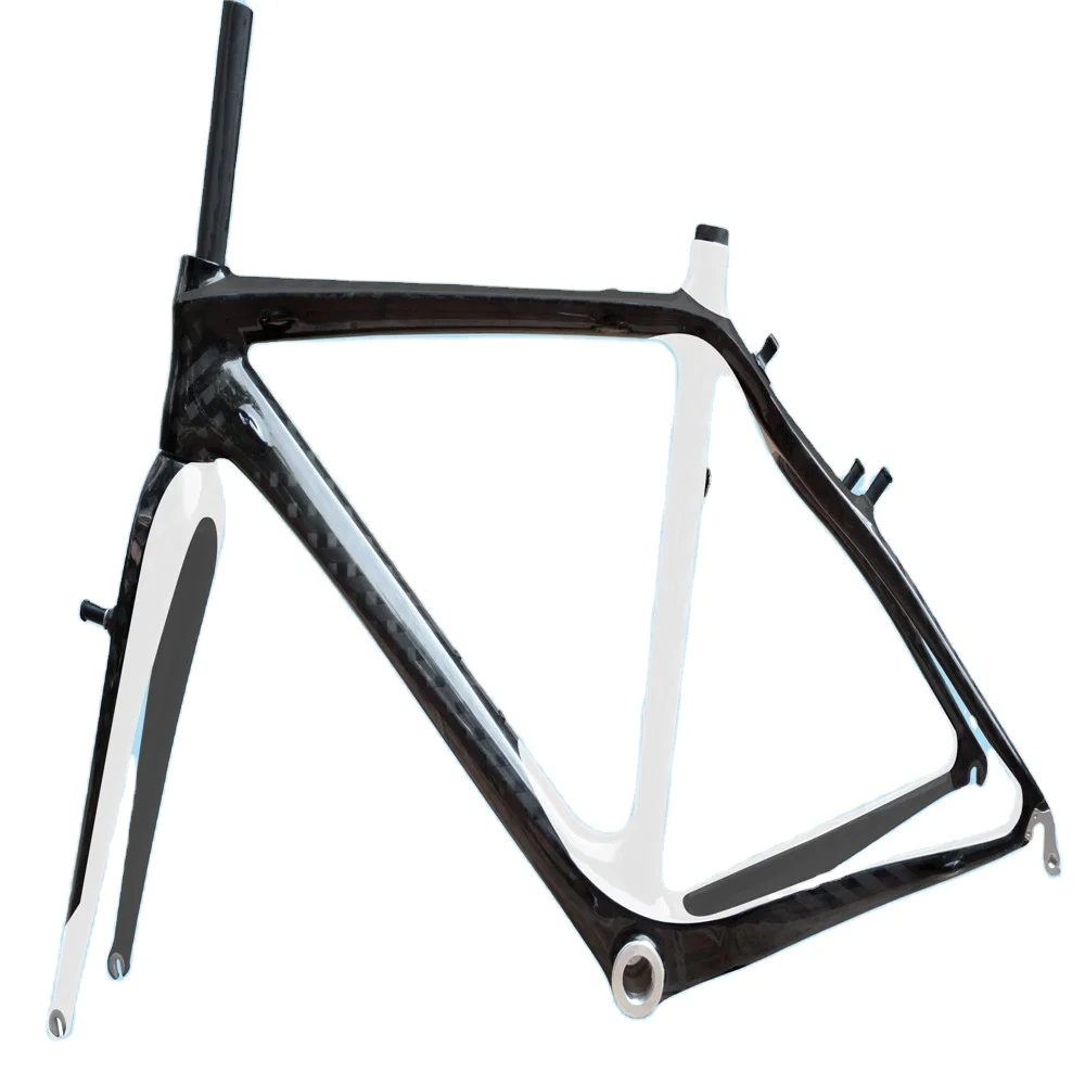 FM058 Carbon Cyclocross Fahrrad rahmen 48cm CX Fahrrad rahmen Kohle faser  mit V-Bremse