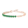 4mm  rose gold malachite