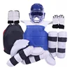 Set da otto pezzi blu effetto increspatura d'acqua