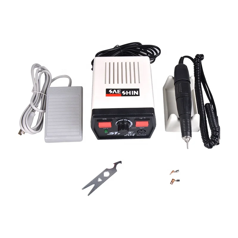 2025 SWISSO Electric Mini Drill Nail Strong 204 Micro Motor 102 Handpiece 110 V Machine for Laboratory, Jewellery, Dental Works