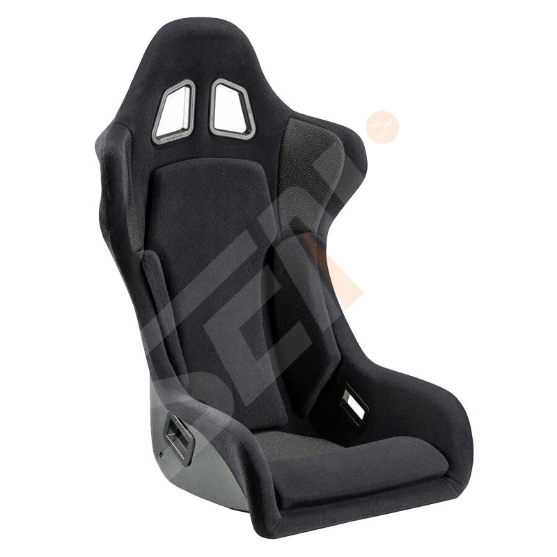 Seahi Universal Black Bucket Racing Seat Auto Adjustable Car Racing