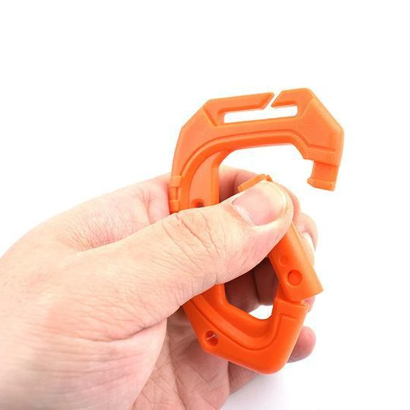 Quick Release Carabiner Keychain Outdoor Carabiner Hooks Plastic