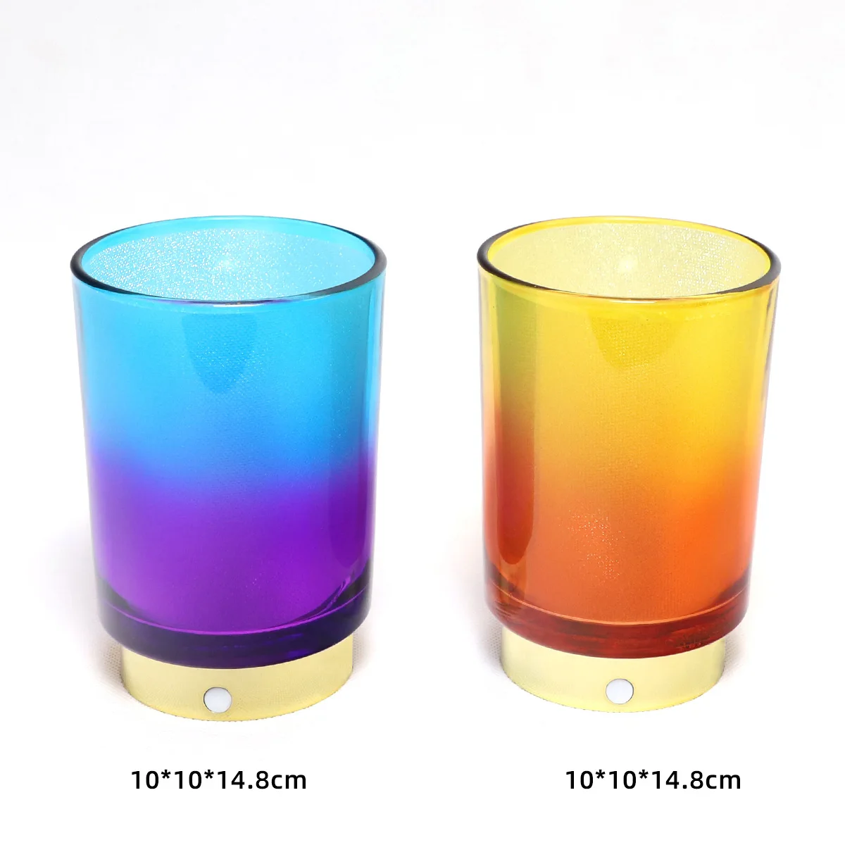 Hot Sales Popular Led Lantern Lighted Multicolor LED Lights Glass Table Lamp for Bedroom manufacture