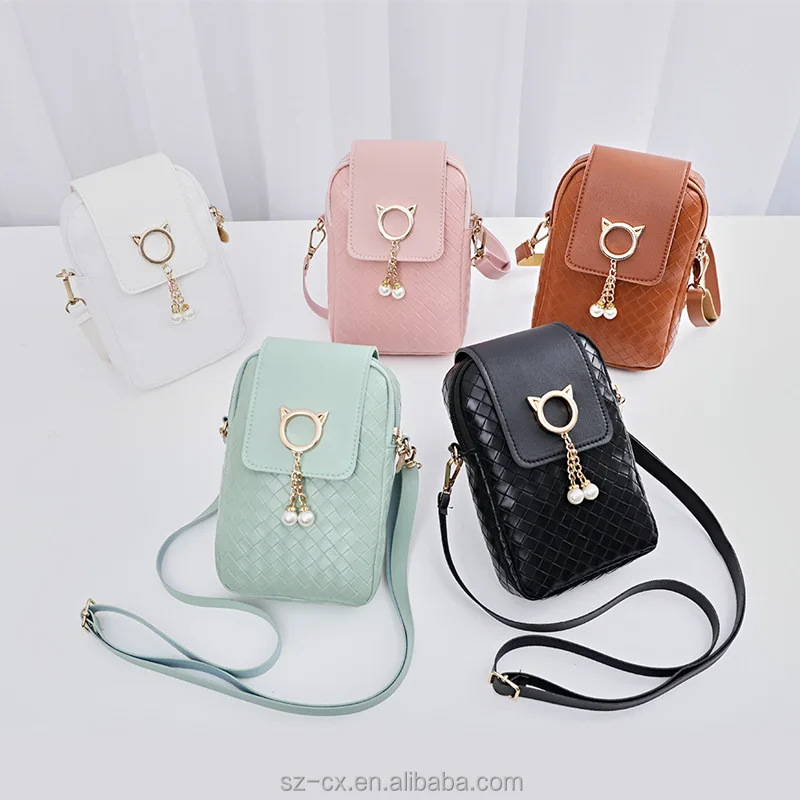 Dropship Phone Shoulder Bag, PU Leather Purse Crossbody Cell Phone