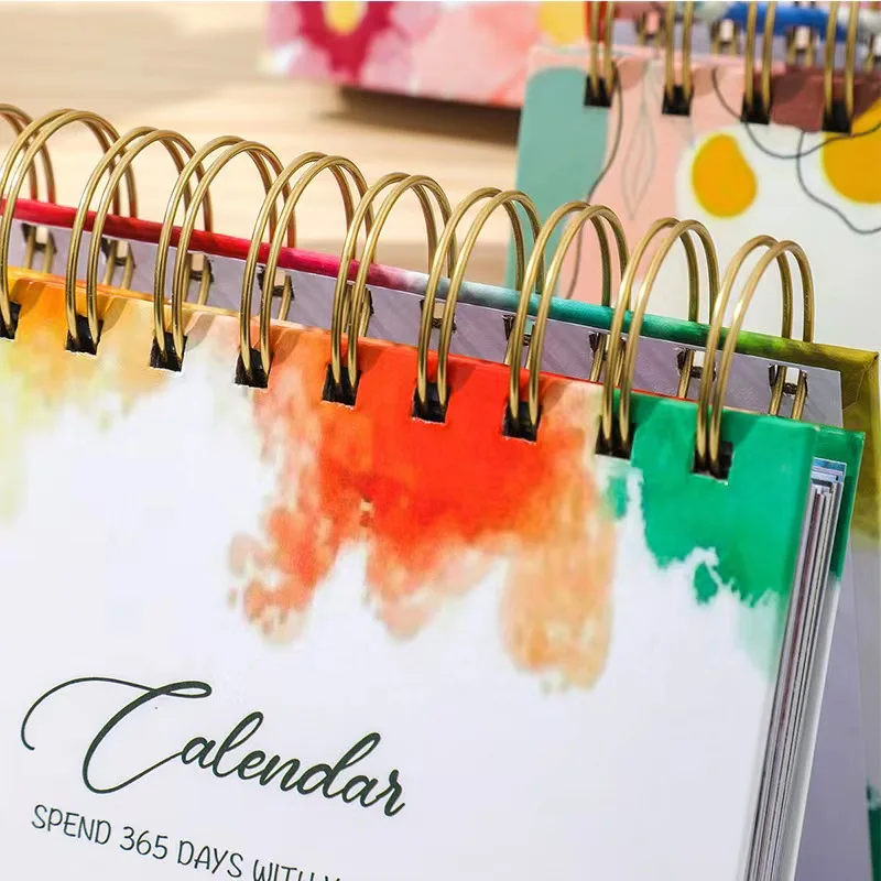 High Quality Customized A5 Flip Desk Calendar Inspirational Quotes 365 Days Perpetual Calendar