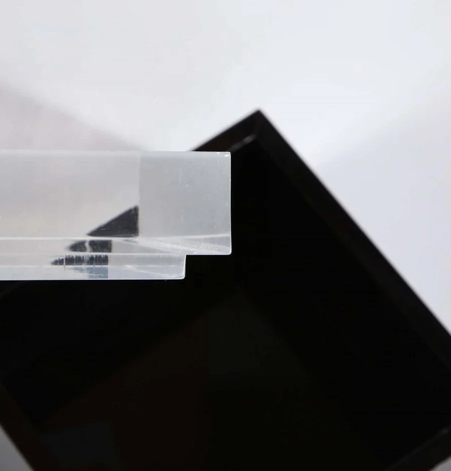 Custom Perplex Acrylic Gift Box with Lucite Cover for Display Racks