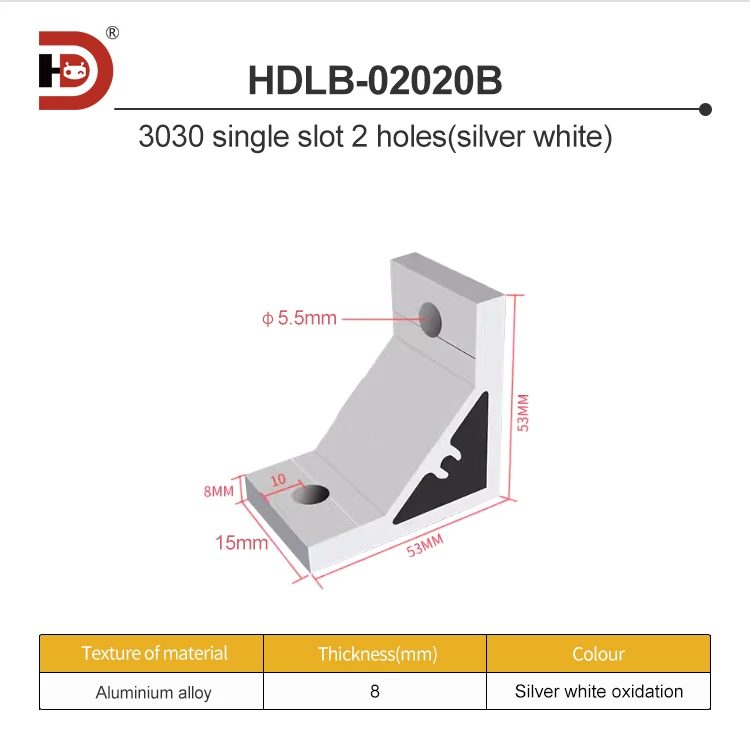 Industrial Aluminum Profile 90 Degree Reinforced Corner Code 30/40/45/50/60 Frame Door and Window Angle Connection Fixing Parts manufacture