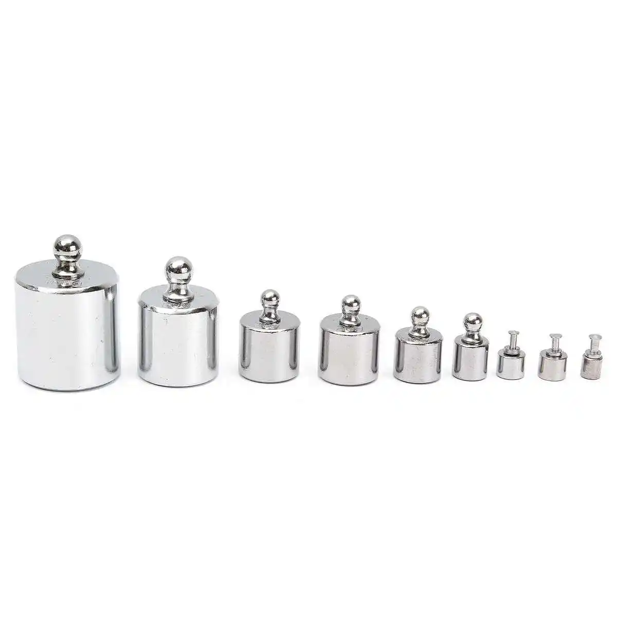 17Pcs 211.1g 10mg-100g Grams Precision Calibration Weight Set Test Jewelry Scale Weight Test Scale Set,Steel Scale Weight 