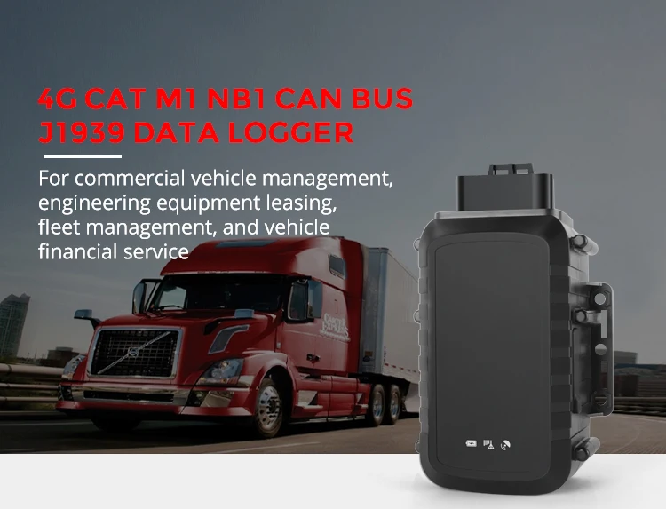 4g Can Bus J1939 Logger Protocol Semi Truck Gps Eld Device Truck Gps Truck Tracking Devices
