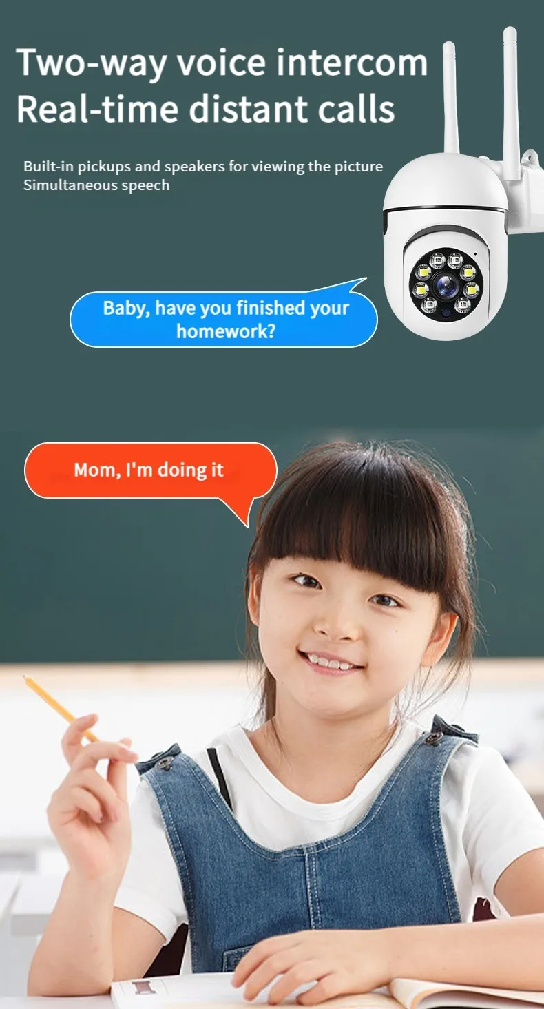 Sound Detection Outdoor Video Surveillance Auto Tracking 360 Degree