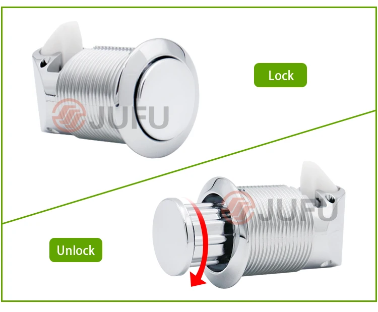 Rv Caravan Camper Marine Popout Knob Latch Hot Push Button Catch Lock