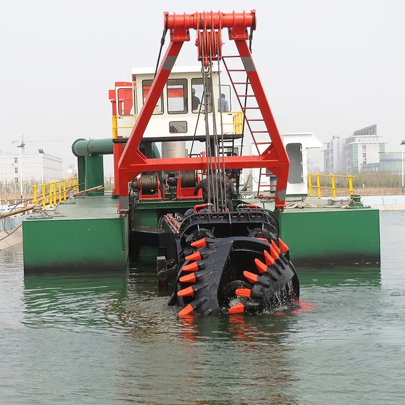 Keda CSD Cutter Suction Dredger Gold Dredge in Japan With Cutter Head