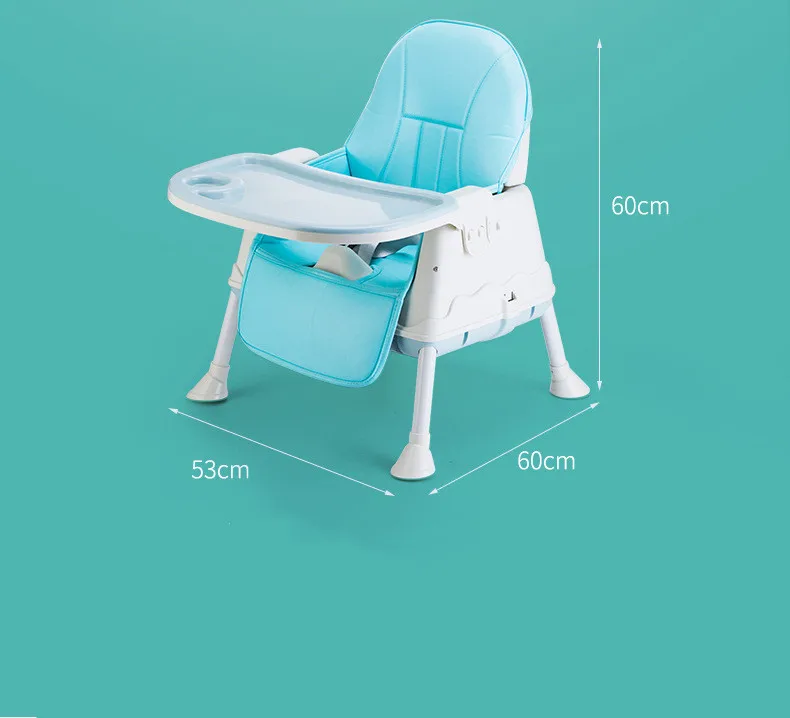 Portable Folding Adjustable High Chair For Baby Feeding Baby Dining