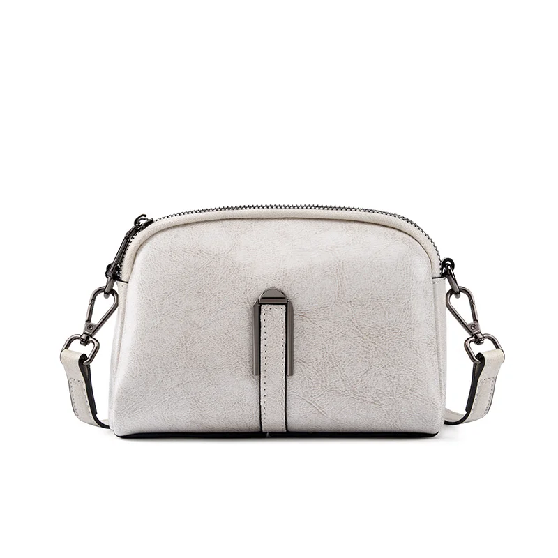 Vintage Design Wholesale Custom Leather Cowhide Mini Bag for Ladies Sling Bag Leather Crossbody Cross Body Shoulder Bag