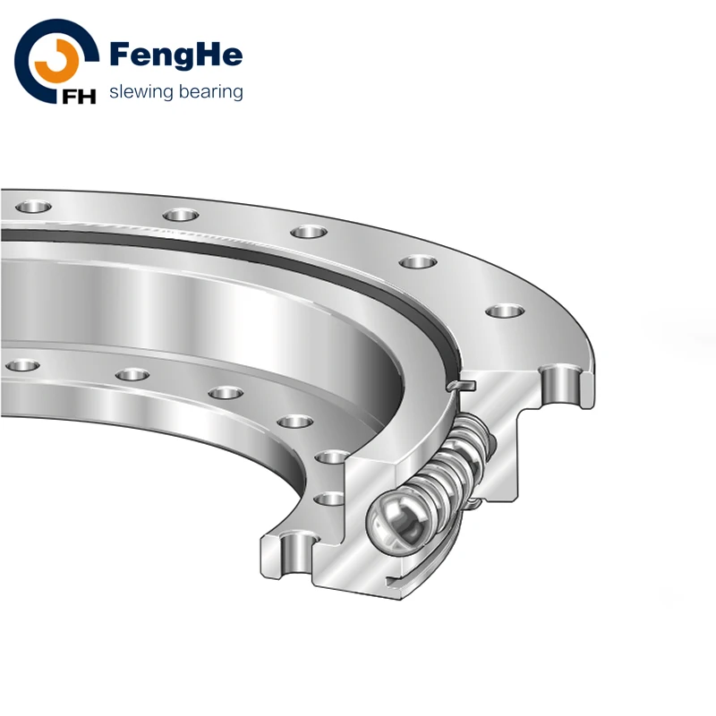 Large Diameter Slew Bearing External Teeth Gear Ring For Crane - Buy ...