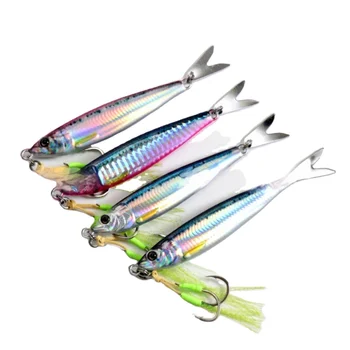 Trail-Blazing Little Sprite Iron Plate Lure Slow Shake Long-Cast Spanish Mackerel Sequin Sea Fishing Boat Fishing Artificial – Lure – view 2