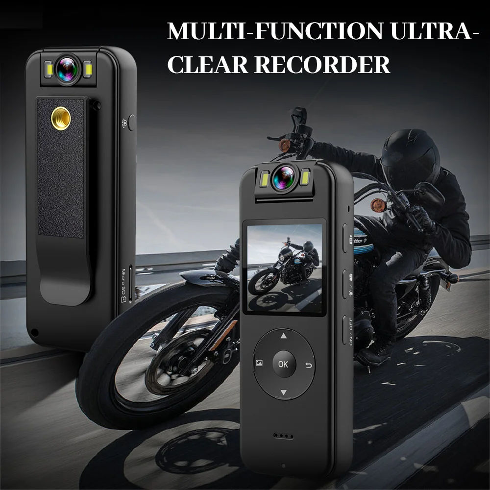 1080P Full HD Wearable Body Worn Camcorder Video Recording Pen with 180 ...