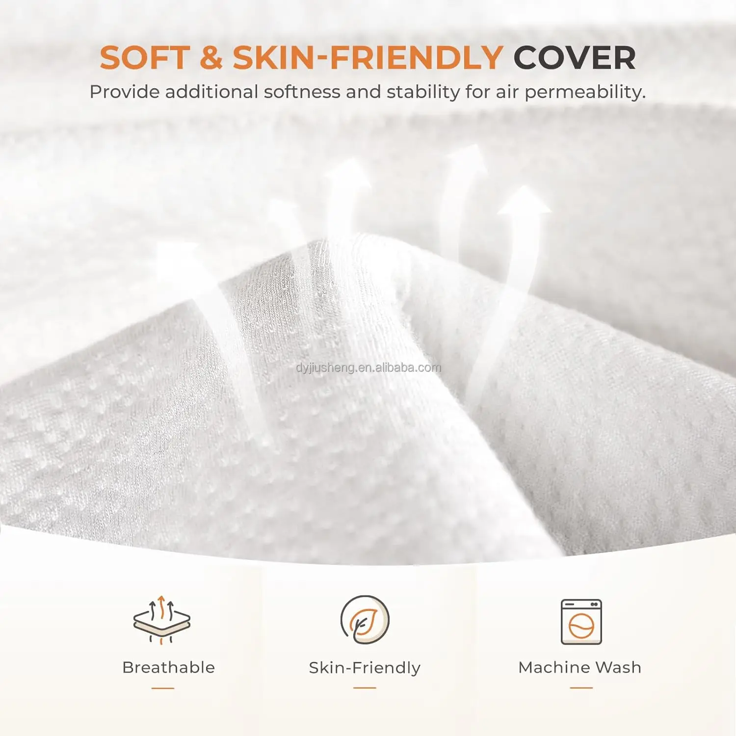 Two-Seater Orthopedic Memory Foam Replacement Sofa Bed Mattress Vacuum Compressed for Home Furniture Removable Feature