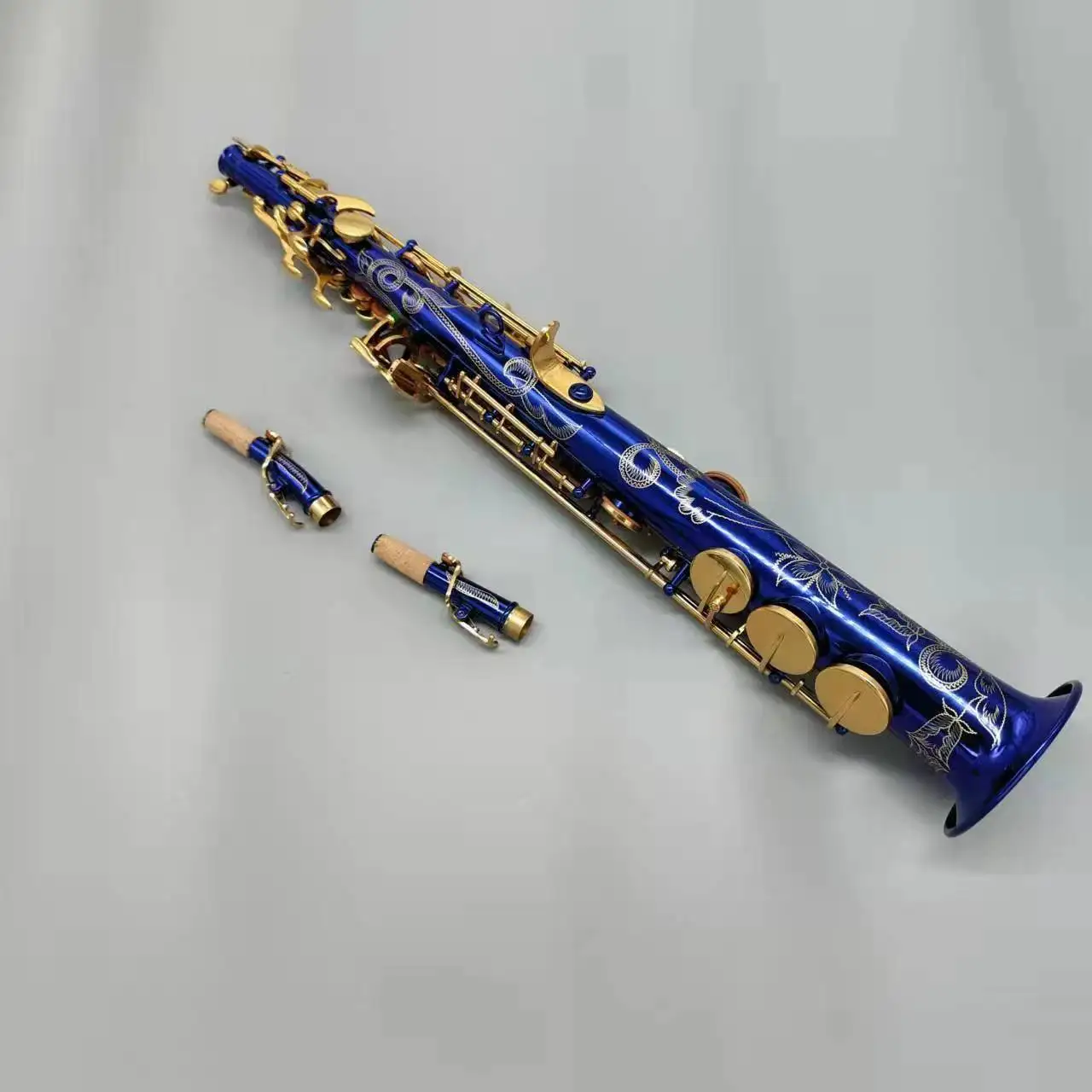 Professional Sachs Gold Lacquer Soprano Saxophone - Quality Brass