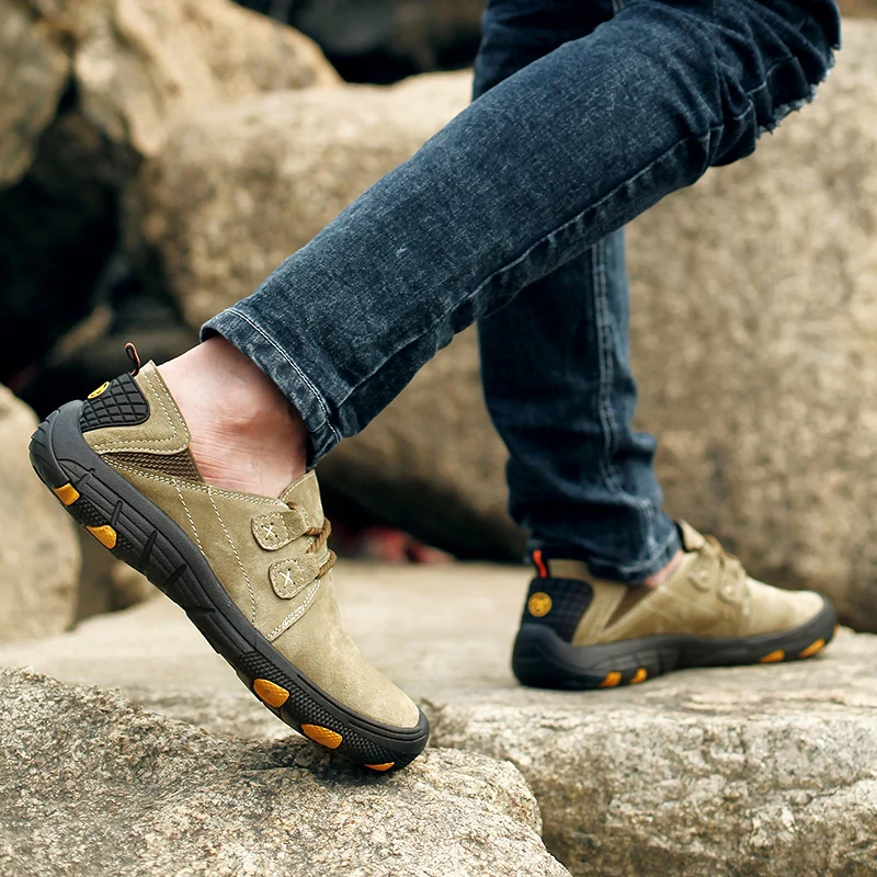 New Arrival Large Size Comfortable Leather Light Weight Walking Driving Shoes Men Handmade Leather Shoe