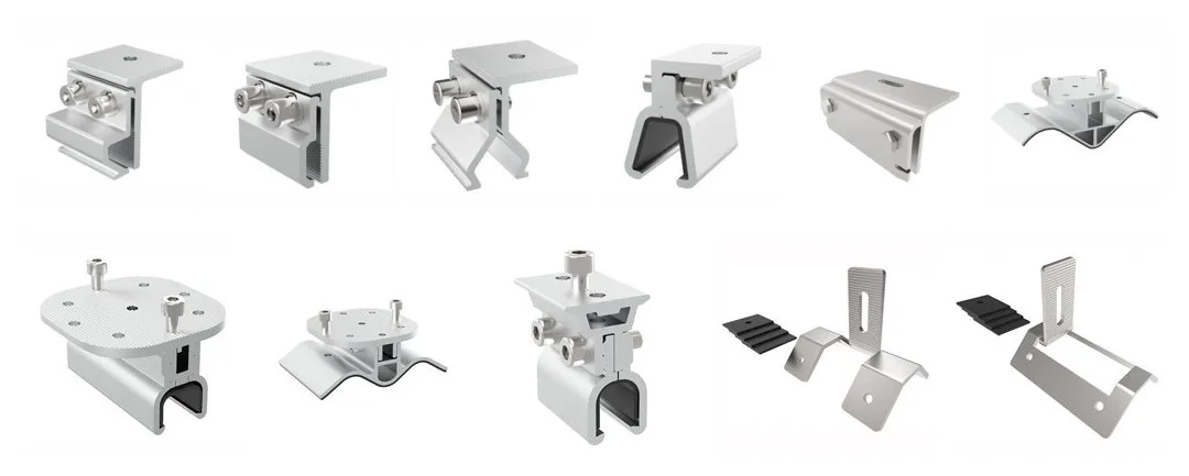 product-1-1 Corrugated Roof Photovoltaic Install Mounting System Solar Frame Racking Metal Structure