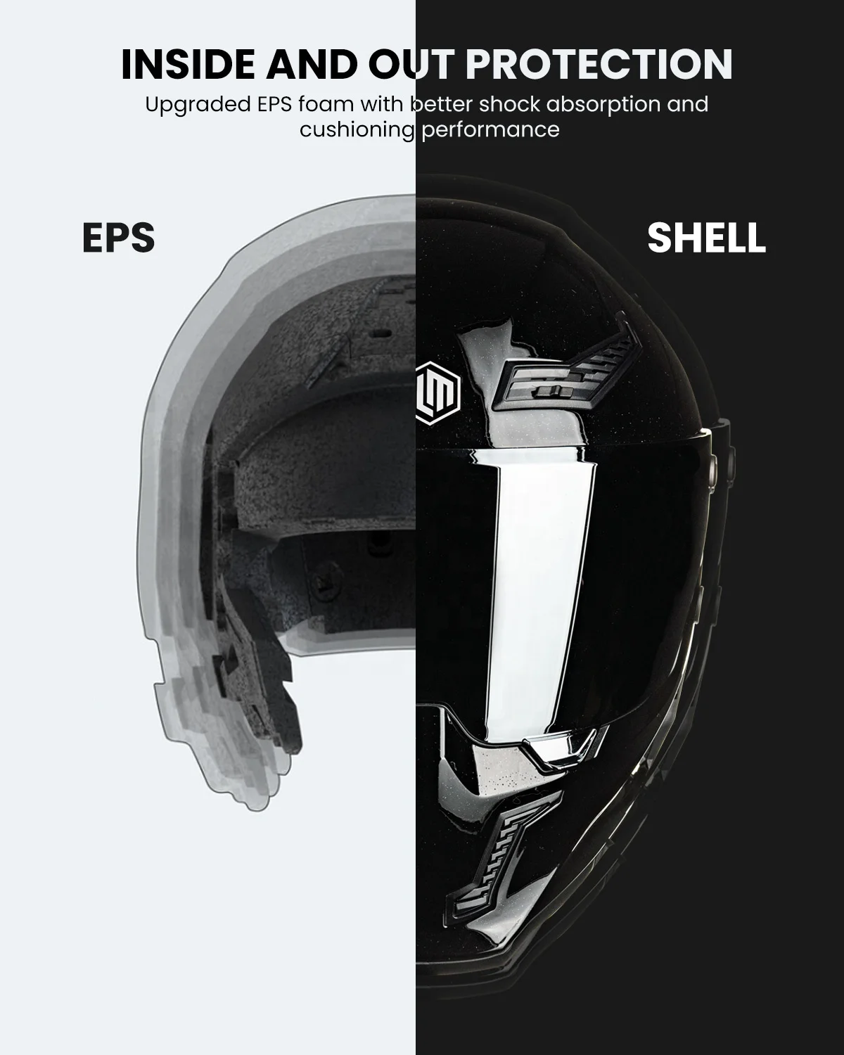 Casco Moto Integrale Modulare Apribile, Doppia Visiera (antiappannante E Sole), Certificato ECE, Taglie S-XXL - Per Uomo E Donna