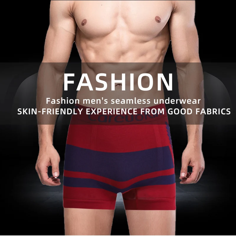 Uokin B0090 Custom Mens 90 Polyamide 10 Spandex Boxers Briefs Underwear