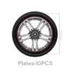 Black  7inch*10pcs