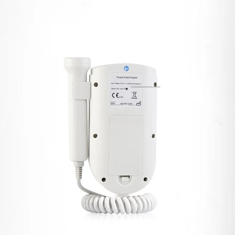2.0 Detachable CE Baby Heartbeat Monitor Portable Ultrasound Heart Rate Dopler Pocket Fetal Doppler for Home