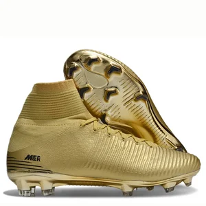 New Football Shoe Man Soccer Boots Original Superfly High Ankle SG Crampons Outdoor Sock Cleats Sneakers Futsal Shoes