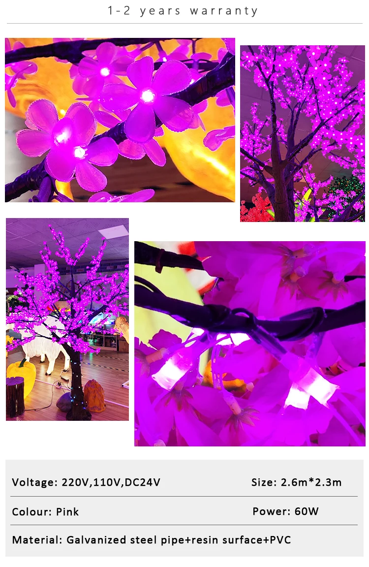 Festival Decorative Ip65 Waterproof Led Street Artificial Tree Lights
