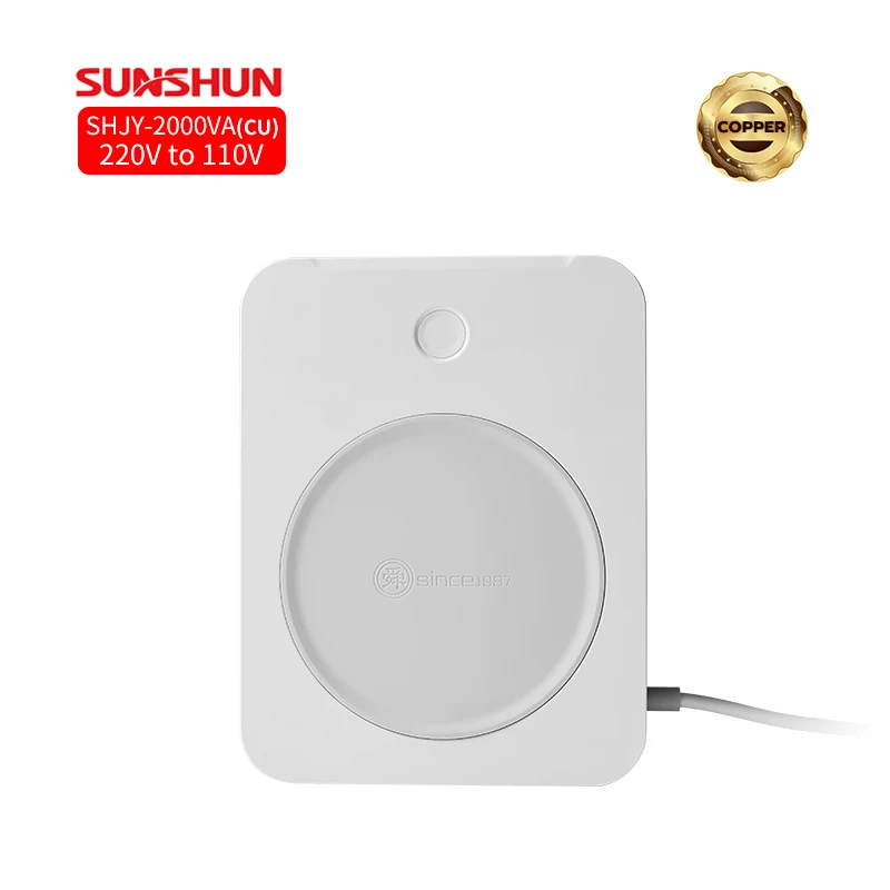 順虹2000W純銅電源トランス単相トロイダル220V/110V/100V 2000VA高品質 