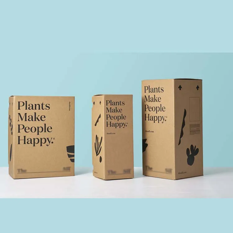 FPG Custom Succulent Packaging Live Cardboard Plants Shipping Box