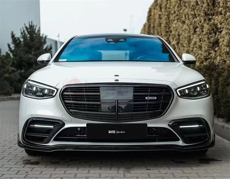 Difusor de Lábio Frontal Spoiler e Pontas para Mercedes Benz S-Class foto 3