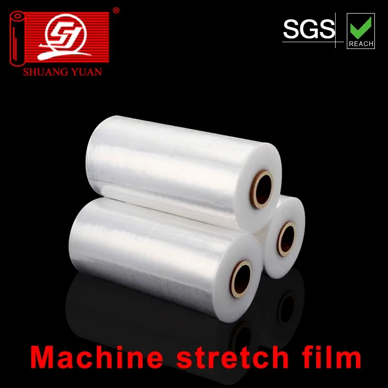 Industrial LLDPE Pallet 16kg Machine Wrapping Film Roll Plastic Film Automatic Winding Machine Stretch Film