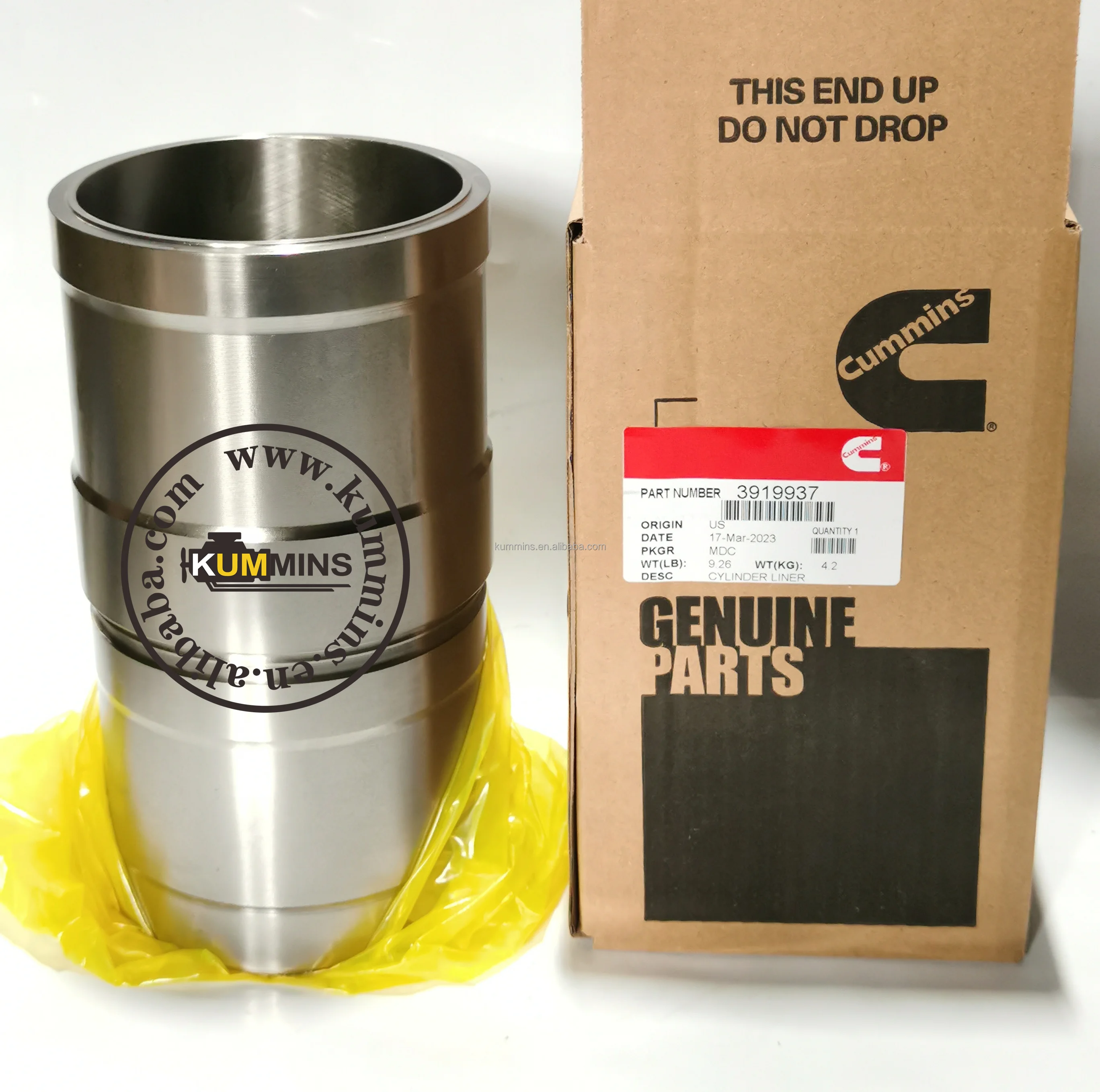 6ct Isc Qsc8.3 Cylinder Liner Kit 3802407 3919937 3923164 3901597 ...
