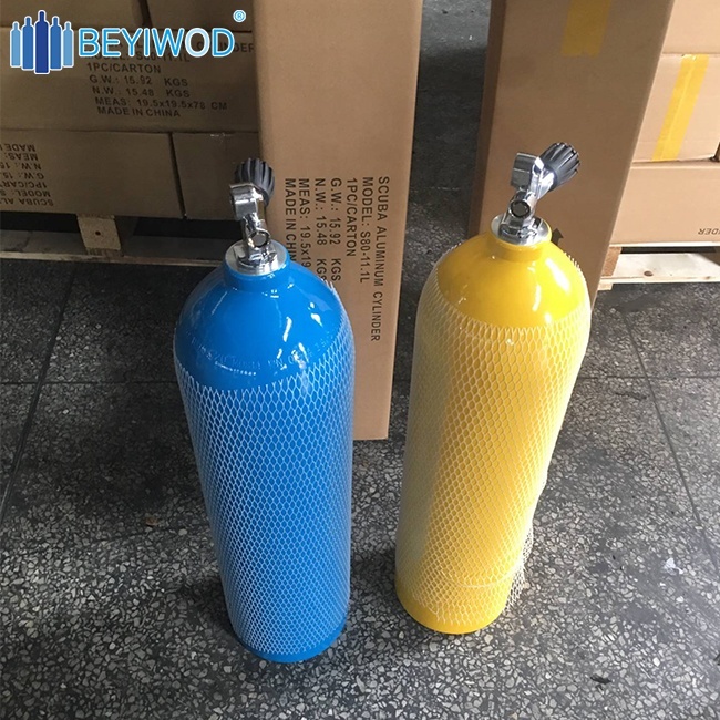 Оборудование для дайвинга, 3000psi, 9L, 11L, алюминиевый резервуар для дайвинга, бутылка для дайвинга с клапаном