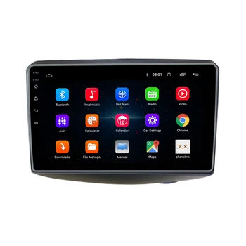 4 64G Android Autoradio pour Toyota Vitz XP10 Yaris Platz Echo 1999-2005 sans Fil Carplay, 9 Pouces Incell écran Tactile pour Voiture avec Bluetooth 5.0/GPS/FM/RDS/EQ/Caméra de Recul