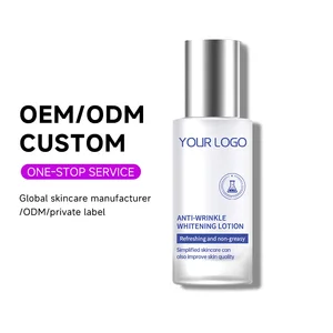 OEM ODM Whitening Vitamin C Moisturizing Dark Spots Correcting Anti Wrinkle Face Peptide Protein Anti-Aging Facial Essence Serum