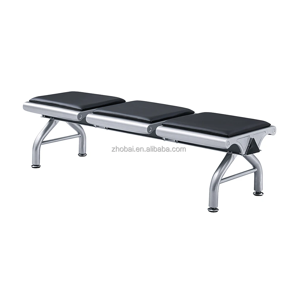 Customized High Quality Modern Design 3-Seater Stainless Steel Infusion Chair 5-Year Warranty for School Clinic Dental Hospital 6