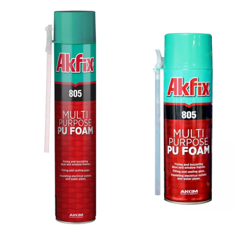 500ML Foam Expanding  Liquid Expanding Insulation Mount Good Hardness Gap Filling Spray Pu Polyurethane Foam