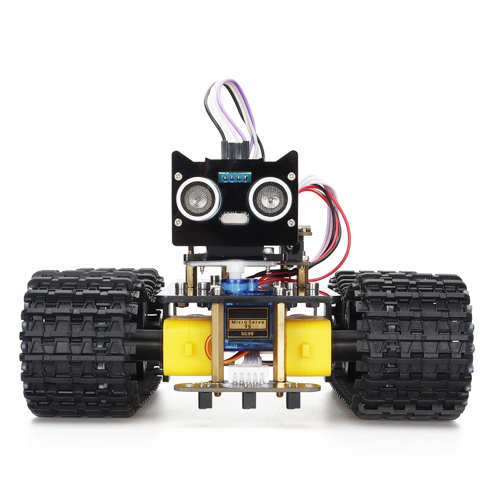 2023 DIY Wireless Tank Track Robot Tank Chassis Robot Learning Starter Kit