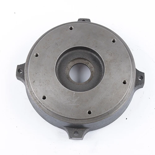 ISO9001 Certified Custom Flange Parts grey Iron Casting GG20 GG25 motor end cover cnc machining ductile cast iron