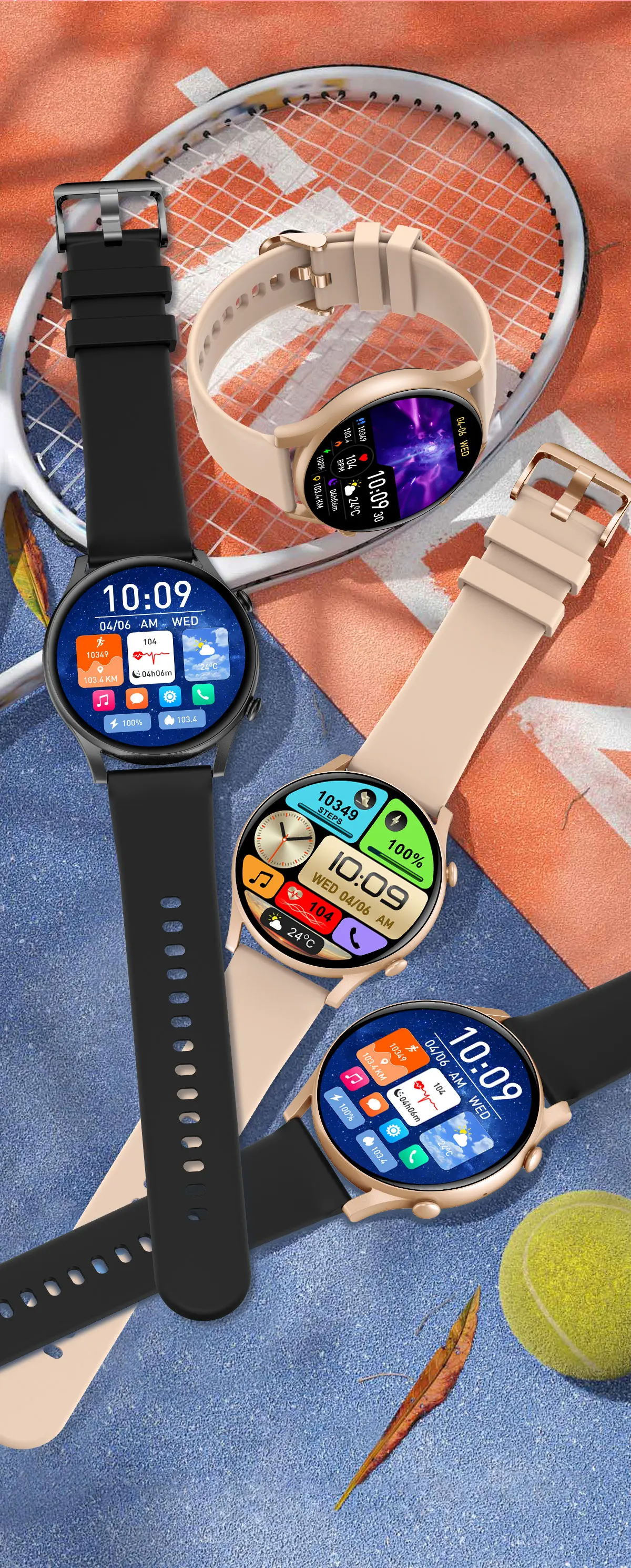 X8 PRO AMOLED Smartwatch Fashion Function Combined