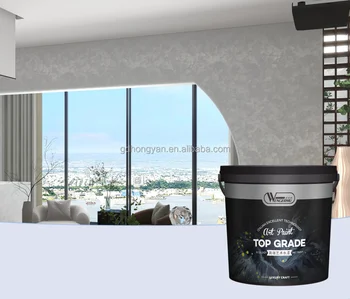 Hongyan  eco-friendly acrylic decorative texture ceiling  velvet interior wall paint