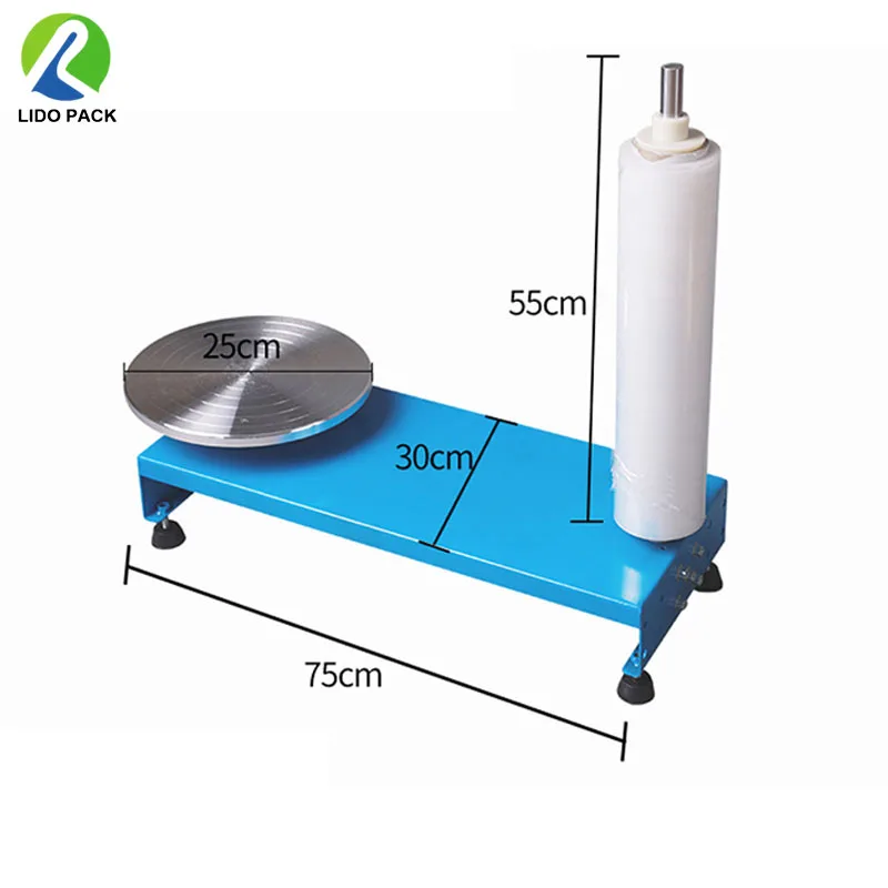 Stretch Film Wrapping Machines Small Size High Quality Manual Pallet Wrap
