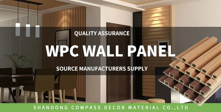 Fluted Panels Interior Wall Decoration Wpc Wall Board Wood Panel ...